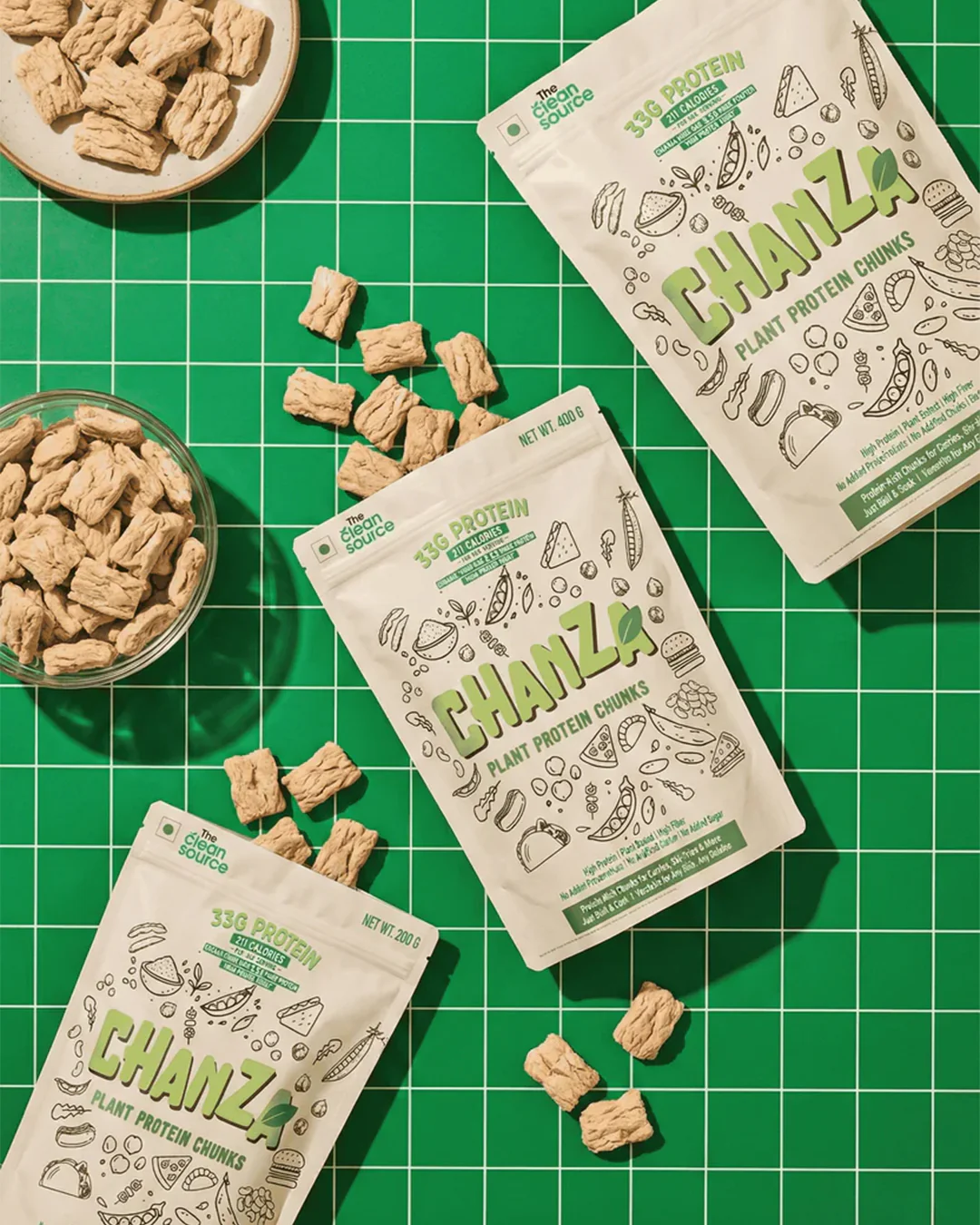 Chanza product sizes